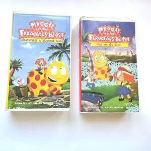 Maggie and The Ferocious Beast VHS hide and go beast adventures in nowhere land